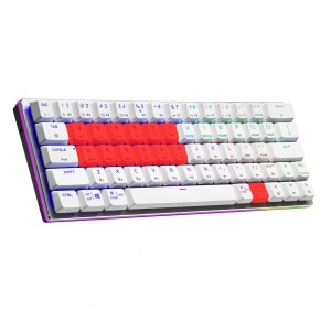 کیبورد مکانیکال گیمینگ با سیم و بی سیم کولرمستر SK622 SILVER